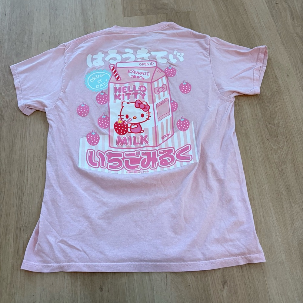 Sanrio Hello Kitty Pink Milk Tee